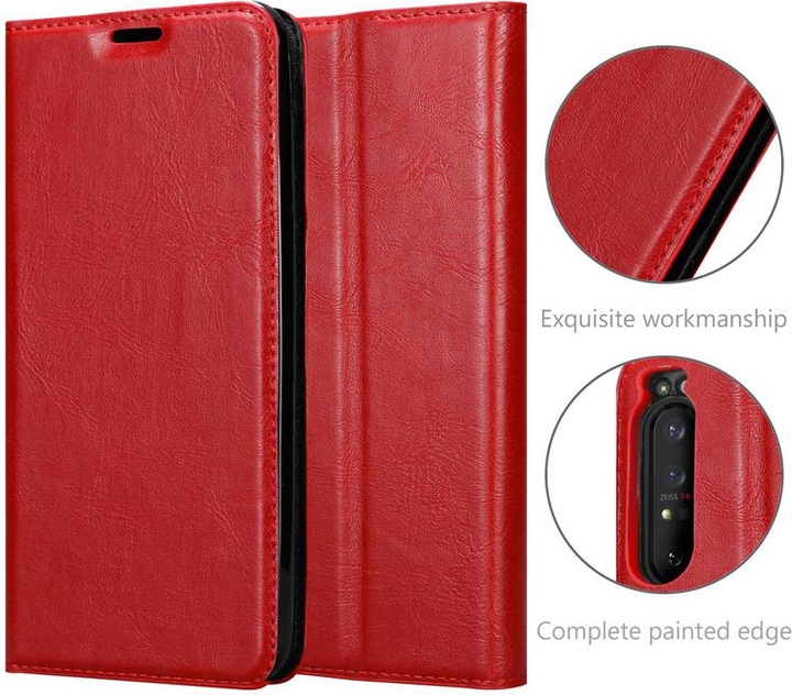 Actual product image Cadorabo Book Invisible Magnet Cover (Sony Xperia 1 II)