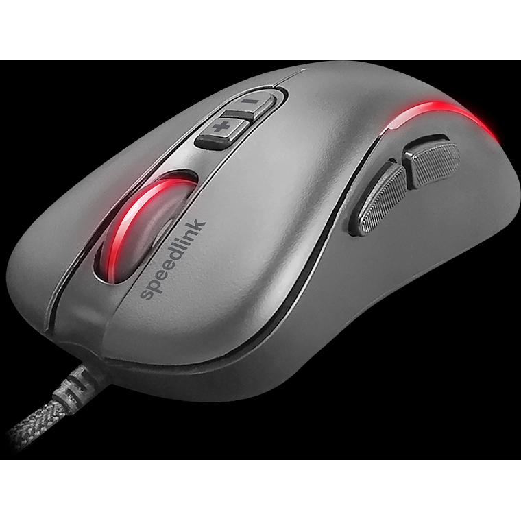 Speedlink ASSERO Gaming Mouse (Kabelgebunden), Maus, Schwarz