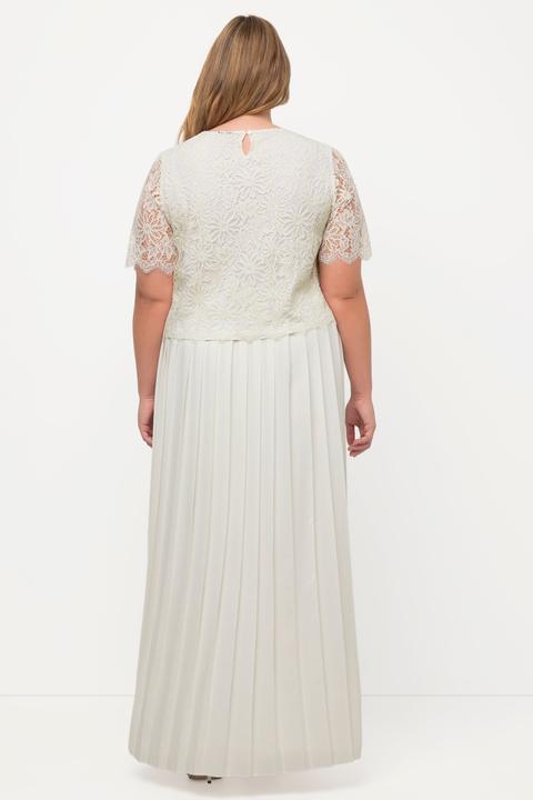 Actual product image Ulla Popken Delicate Floral Lace Bridal Bodice (50, 52)