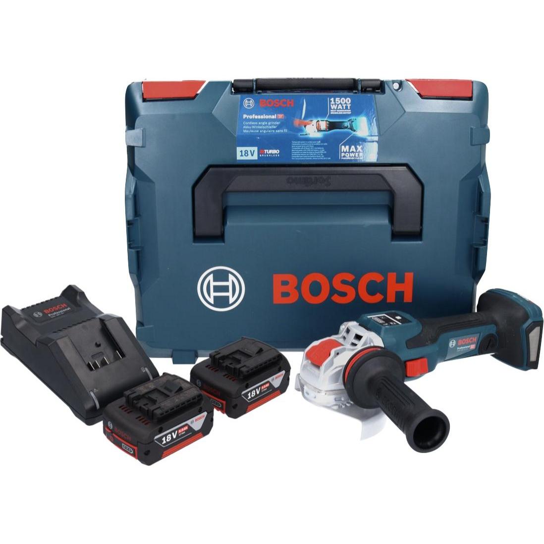Thumbnail - Bosch Professional, Winkelschleifer, Bosch GWX 18V-15 SC Professional Akku Winkelschleifer 18 V 125 mm BITURBO X-LOCK + ...
