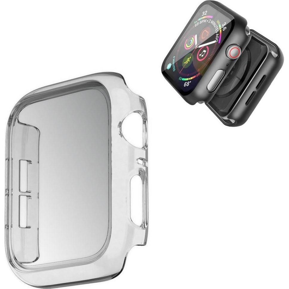 Strado Custodia 2in1 con vetro per Apple Watch 7 (trasparente), Accessori per smartwatch, Trasparente
