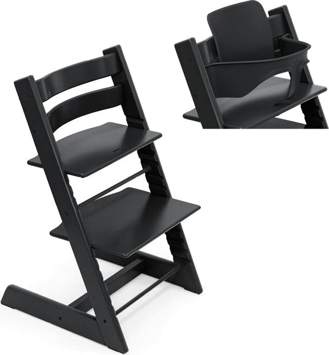 Actual product image Stokke Tripp Trapp Oak High Chair incl. Baby Set (Highchair)