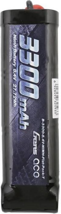 Produktbild Gens Ace Gens NiMH-Akku 8.4V 3300mAh 7 Zellen Flat (8.40 V, 3300 mAh)