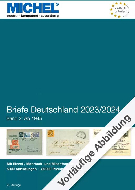 Actual product image Briefe Deutschland 2023/2024 (German, MICHEL editorial team, 2023)