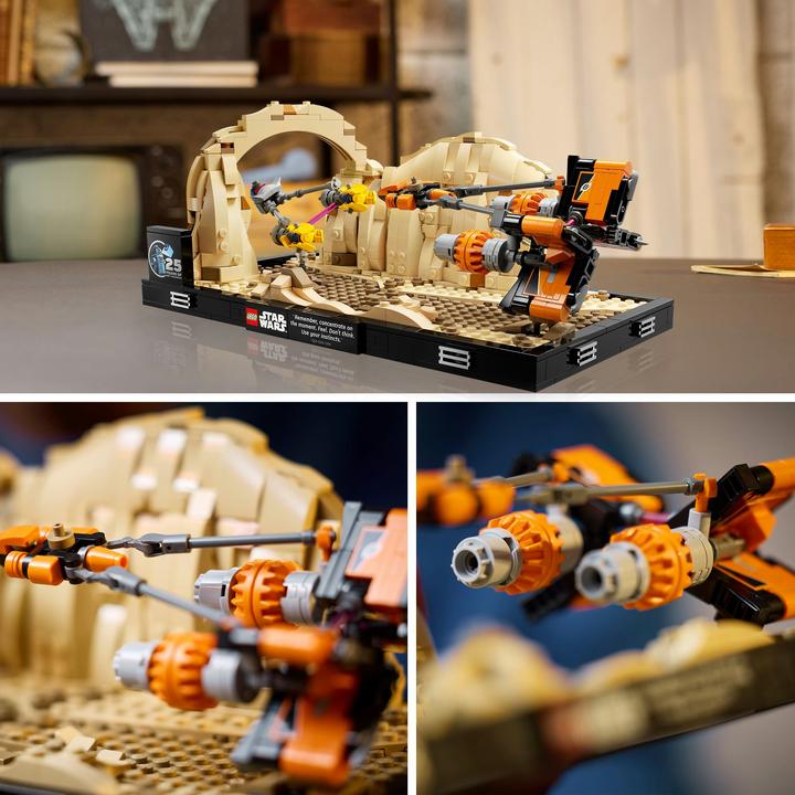 Produktbild LEGO Podrennen in Mos Espa – Diorama (75380, LEGO Star Wars)