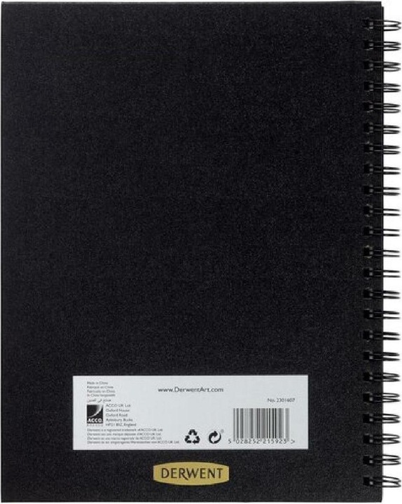 Actual product image Derwent Sketchbook (A4, Plain, Hardcover)