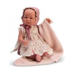 Asi Spanische Reborn-Puppe Mauren mit Decke, 46 cm