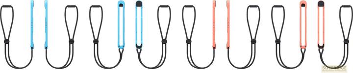 Image du produit Nintendo Paire de dragonnes Joy-Con 2 (bleu clair/rouge clair) (Switch 2)