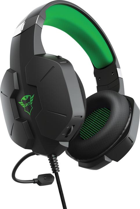 Actual product image Trust Headset GXT 323X Carus Schwarz (Cable)