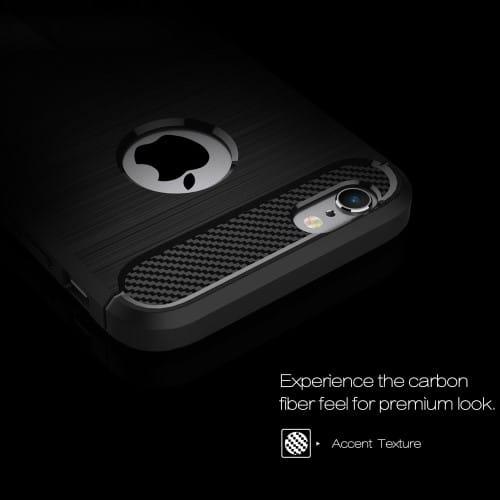 Produktbild Ueli Express iPhone 6s / 6 Gummi Hülle TPU Carbon Optik (Apple iPhone 6s, Apple iPhone 6)