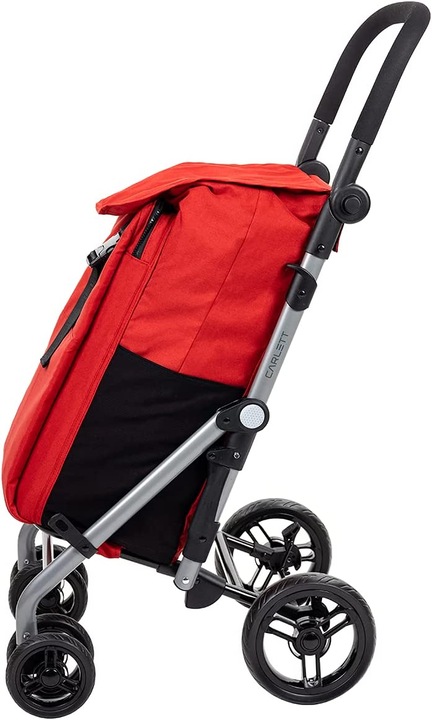 Produktbild Carlett Einkaufstrolley mit 4 Raedern Classic duo in Rot