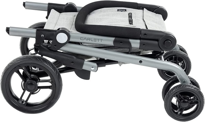 Produktbild Carlett Einkaufstrolley mit 4 Raedern Classic duo in Rot