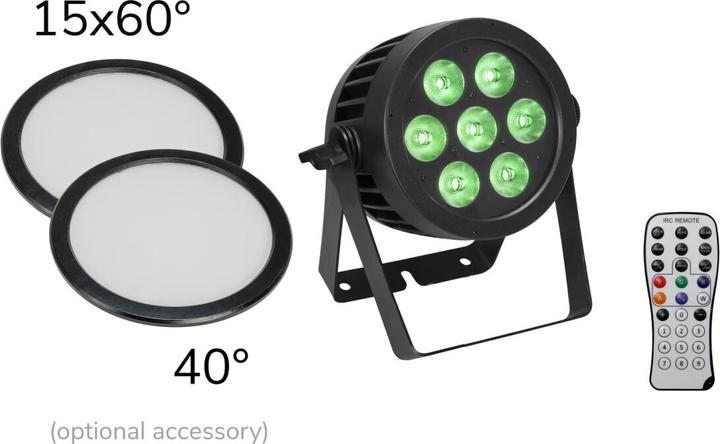 Productafbeelding Eurolite LED IP PAR 7x8W QCL Spot (LED)
