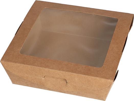 Actual product image Papstar 87251 Disposable Food Container Cardboard, Polylactide (PLA) (40 x)
