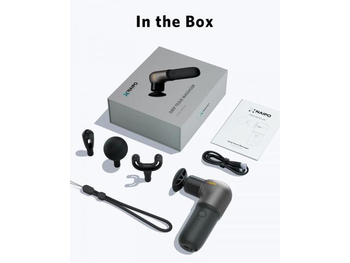 Actual product image Naipo Massage Gun (5 Steps, 300 min)