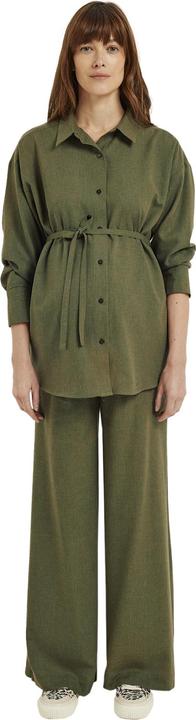 Actual product image Vertbaudet 2-teiliges Loungewear-Set für Schwangerschaft und Stillzeit, Leinen-Optik