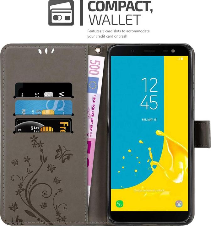 Immagine prodotto Cadorabo Copertina del libro di fiori (Samsung Galaxy J6 (2018))