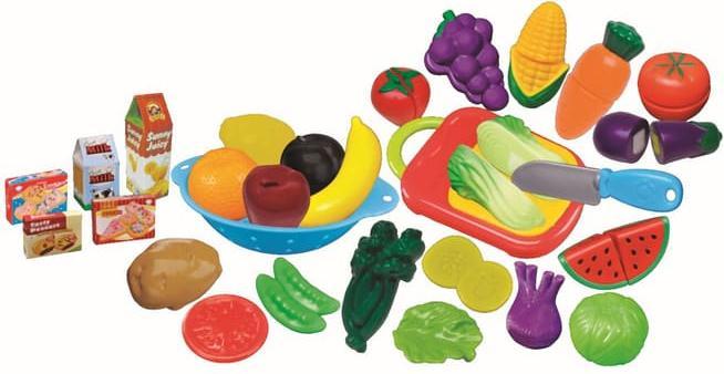 Actual product image Besttoy Fruit and vegetable box - 38 pieces