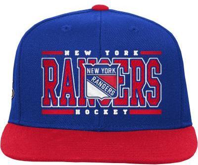 Outerstuff Retro Deadstock Snapback Cap (Einheitsgrösse, Schwarz, New York Rangers)