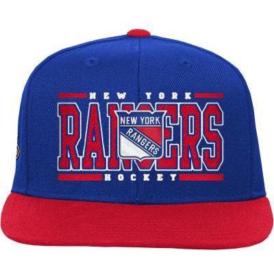 Outerstuff, Uomini, Cappellino, Retro Deadstock Snapback Cap (Einheitsgrösse, Schwarz, New York Rangers), Nero