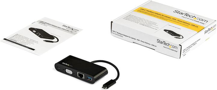 Image du produit StarTech Adaptateur multiport USB-C VGA (USB-C, 3 Ports)