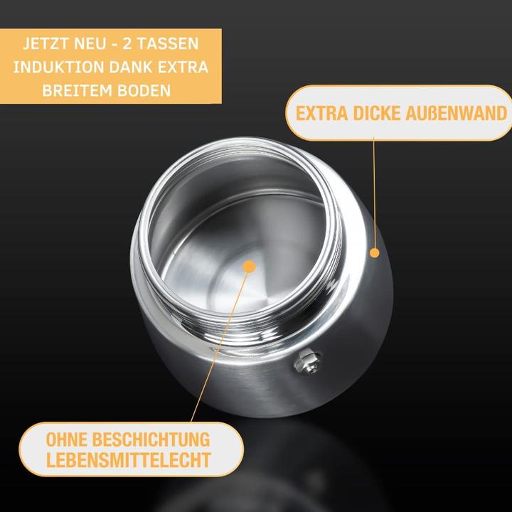 Produktbild Thiru Espressokocher 4 Tassen, Induktion