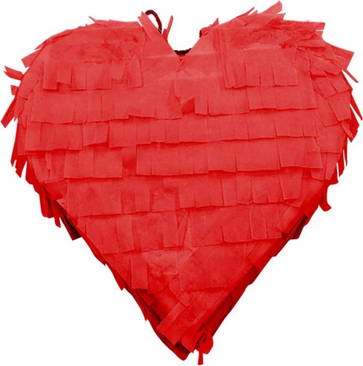 Actual product image Piñata - Red heart (1 Piece)
