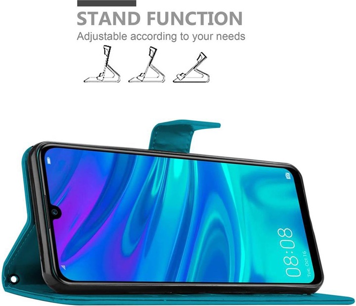 Actual product image Cadorabo Flower Book Cover (Huawei P Smart (2019))