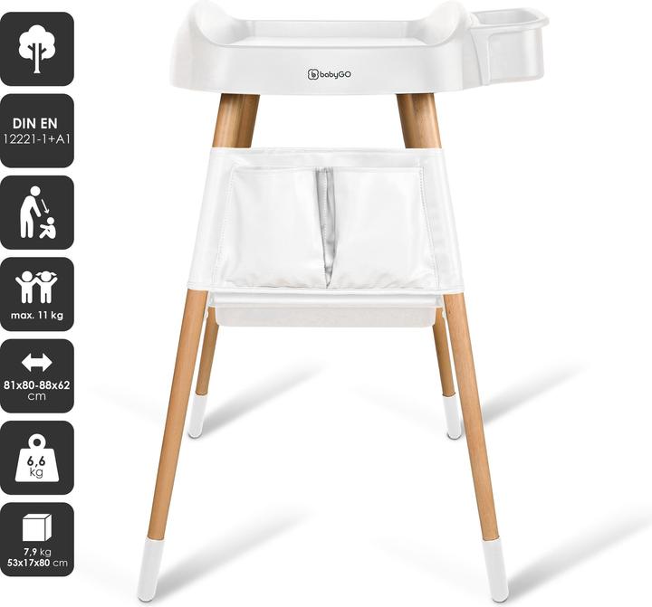 Image du produit BabyGo Wickeltisch ChangeMe weiss