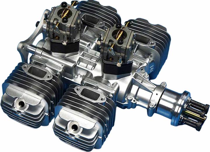 Actual product image DLE Engine DLE Engines DLE 222 4-Zylinder Benzin Motor "Original" mit Inspektion