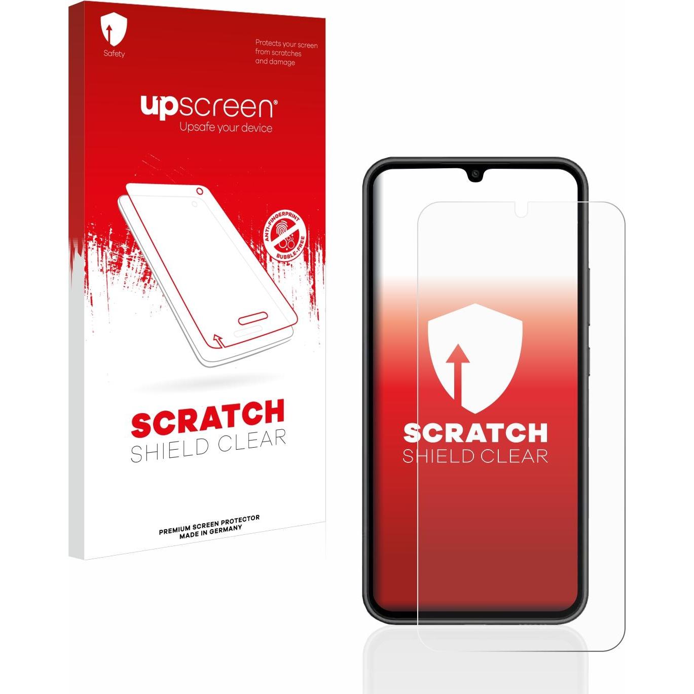 upscreen Scratch Shield Displayschutz (1 Stück, Samsung Galaxy A34 5G), Smartphone Schutzfolie, Transparent