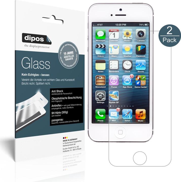 Produktbild Dipos Displayschutz Anti-Shock (1 Stück, Apple iPhone 5)