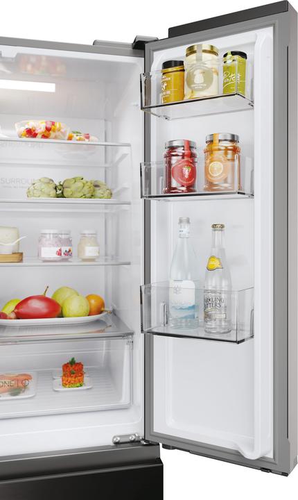 Image du produit Haier FRIGO HFR3718DNMD DARK INOX FRENCH DOOR () (402 l)