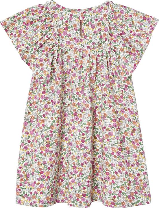 Vertbaudet Weites Mädchen Kleid mit Blumenmuster (110)