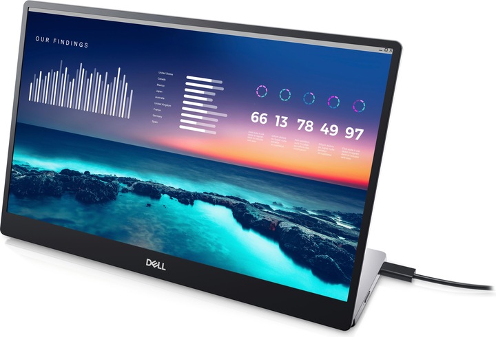 Actual product image Dell P1424H - Portable Monitor (1920 x 1080 pixels, 14")