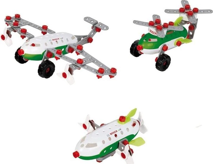 Actual product image Theo Klein Bosch 3 in 1 Construction Set Aircraft Team