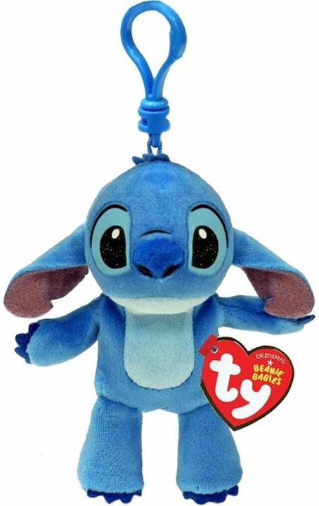 Ty Disney Stitch - Beanie Boos Clip - Schlüsselanhänger - ca. 10 cm