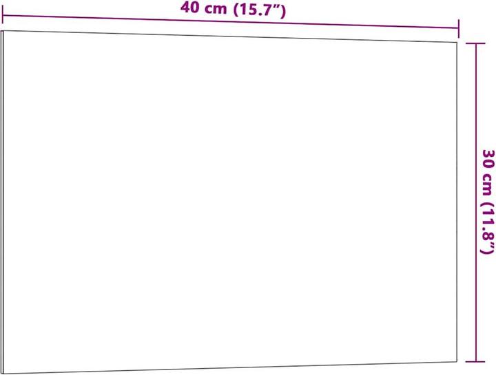 Actual product image vidaXL Maternus (Magnet board, 40 x 30 cm)