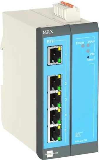 Actual product image Insys icom MRX2 1.0 LAN modular LAN-LAN router VPN option
