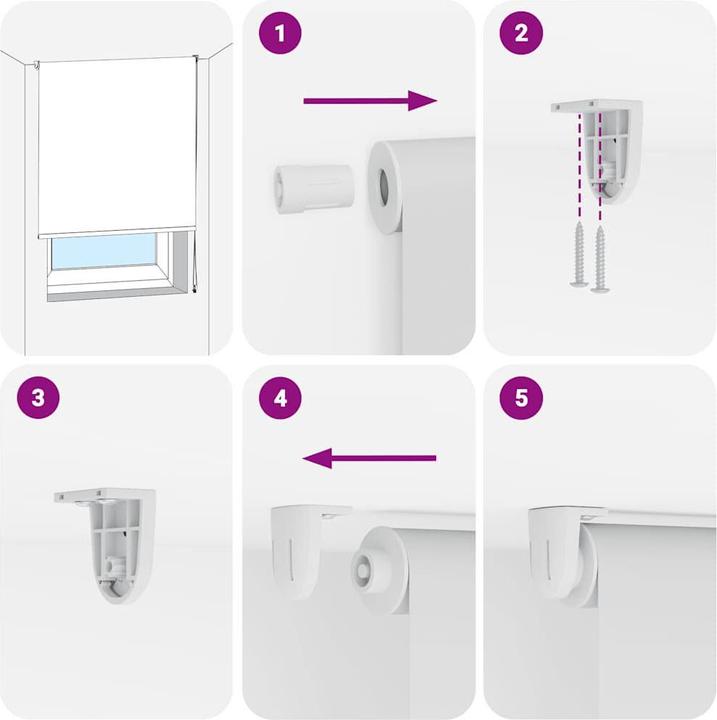 Actual product image vidaXL Duschrollo (130 x 240 cm)