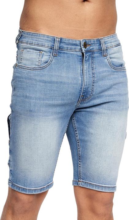 Crosshatch Mens Carpenter Denim Vintage Shorts (34)