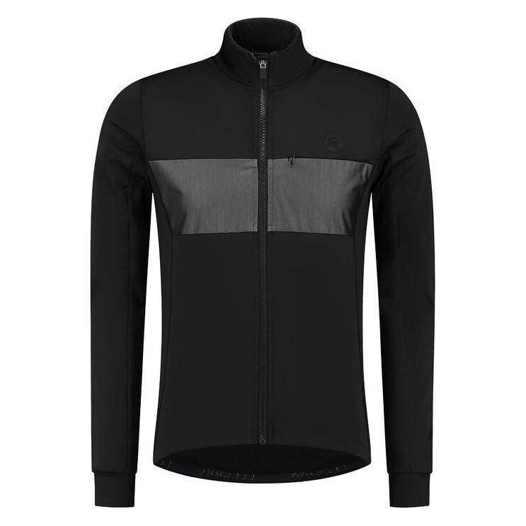 Rogelli, Velojacke, Attq Winter Jacket Black And Gray 3XL (3XL), Grau, Silber, 3XL