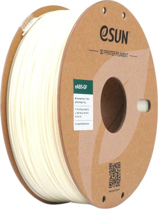 Produktbild eSUN eABS-GF Glasfaser Natural Filament 1.75mm 1Kg (ABS, 1.75 mm, 1000 g, Transparent)
