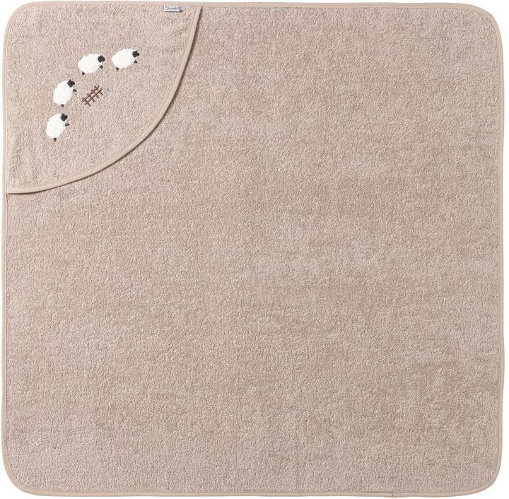 Produktbild Sterntaler Baby-Kapuzentuch Schaf Flocke 80 x 80 cm