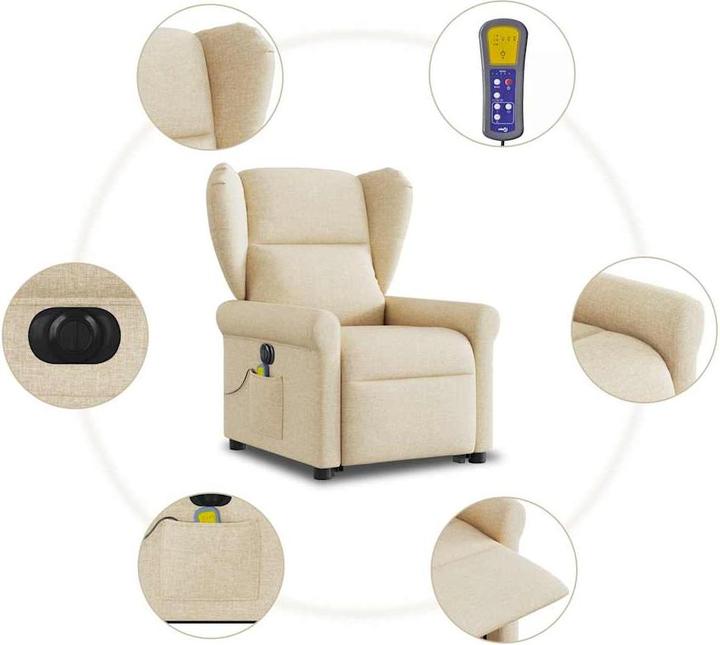 Image du produit vidaXL Massagesessel mit Aufstehhilfe