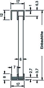 Image du produit Vitris Profilé de guidage DURUS
