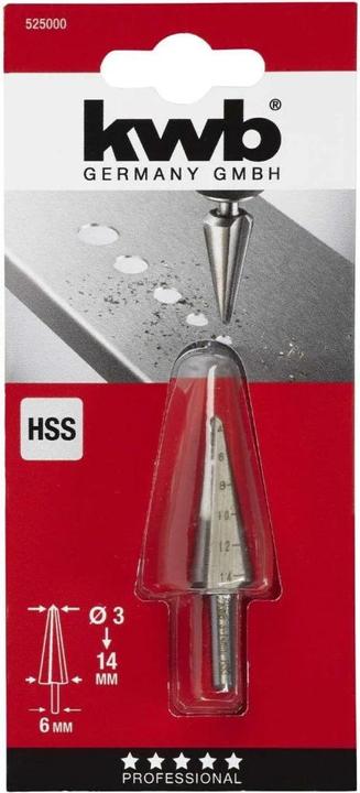 Produktbild kwb Metall-Schälbohrer 3-14 (3 mm, 14 mm)