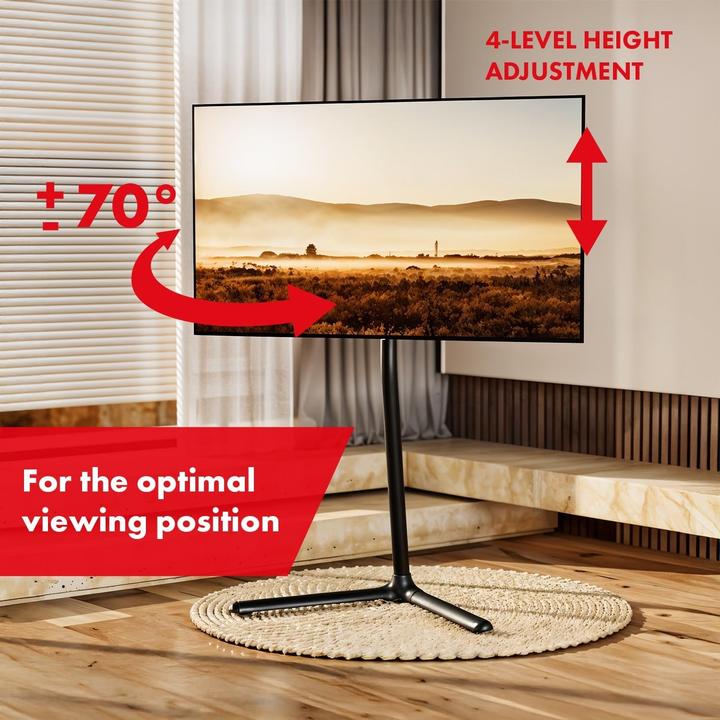 Produktbild Maclean Bodenhalterung für TV 32-70 max. VESA 400x400 max. 40kg MC-494 (40 kg, 32" - 70")