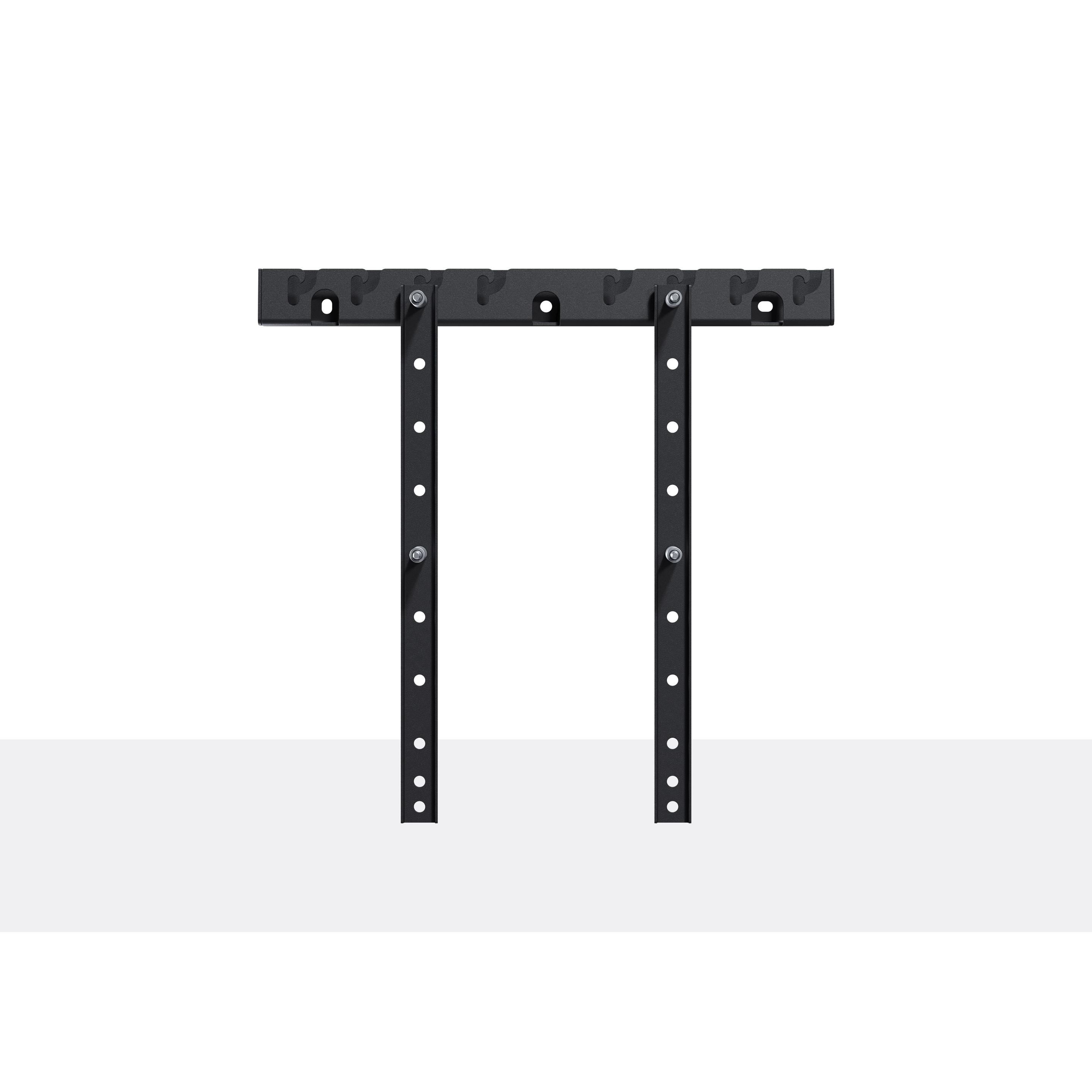 Loewe wall mount universal (Muro, 65"), Supporto da parete TV, Nero