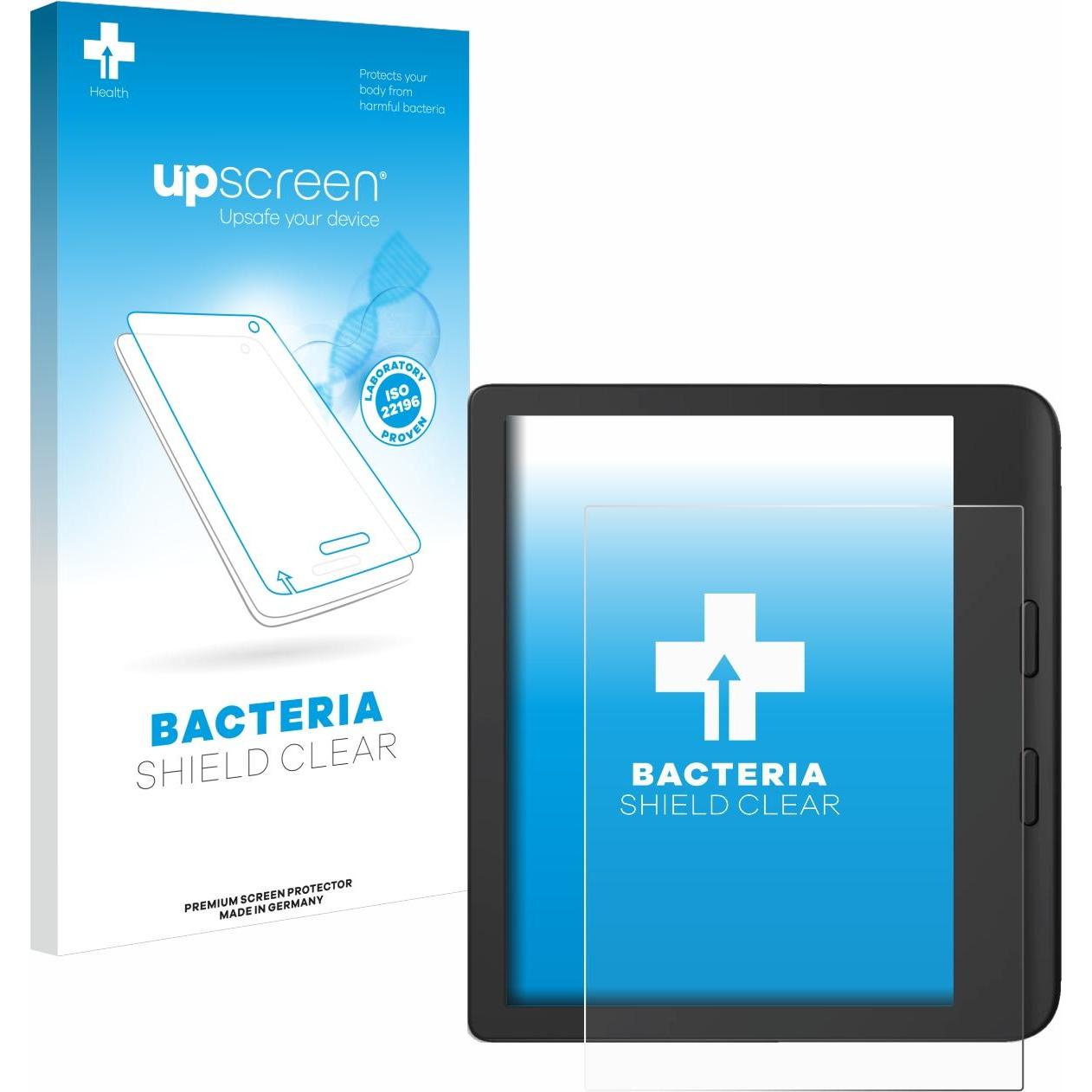 upscreen Antibakterieller Displayschutz, eReader Zubehör, Transparent